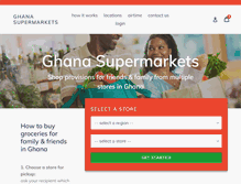 Tablet Screenshot of ghanasupermarkets.com